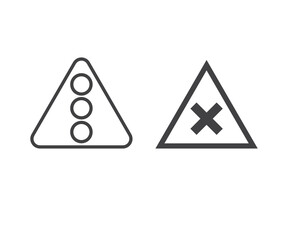 Traffic Light Clipart, Traffic Light Symbol, Traffic Light Icon Design. Traffic Light  Silhouette, Traffic Light frames line icon set. Vector illustration.