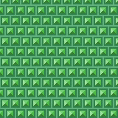 green pattern with squares
