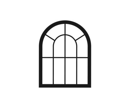 Window, Window Icon, Window Clipart, Window Silhouette, Window Symbol Icon Design. Window frames line icon set. Vector illustration.