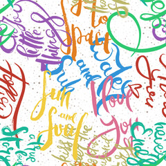 Graffiti background seamless pattern. Hand style tagging