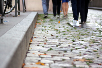 rue en pavé
