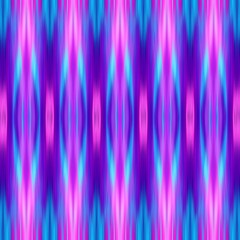 Fototapeta premium Ikat Abstract Blur Seamless Pattern Ethnic Swatch. High quality illustration. Smudged boho traditional ikat thread design. Fuzzy abstract blobs.