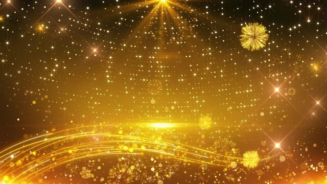 awards show golden background star pattern