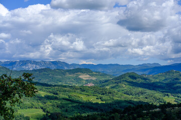 Obraz premium Stanjel, Karst, Slovenia