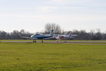 two ultralight planes