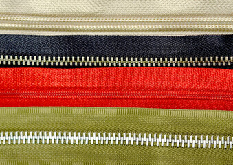 close up image of a zippers