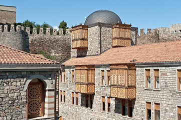 The buildings of Rabati Castle in Akhaltsikhe, Georgia