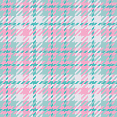 Tartan Plaid Seamless pattern in Easter colors. Vector illustration