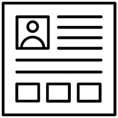  agenda list flat vector icon 
