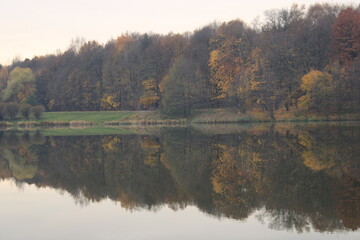Cloudy day in late autumn