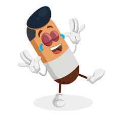  Human Logo mascot happy pose