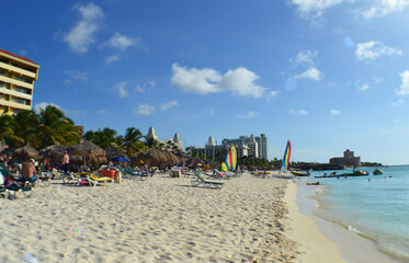 
paradise beach on the island of Aruba