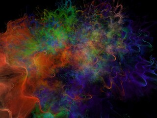 Imaginatory fractal background Image