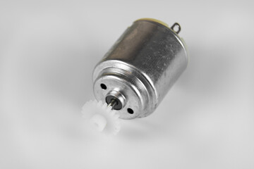 Drone motor isolated on white background