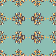 seamless pattern: detailed persian carpet, Oriental carpet seamless pattern