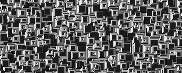 Abstract steel block background