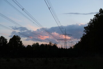 Sonnenuntergang Uckermark Brandenburg