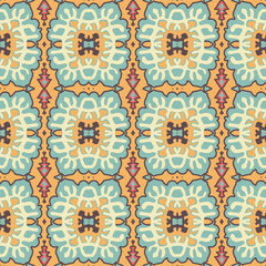 seamless pattern: detailed persian carpet, Oriental carpet seamless pattern