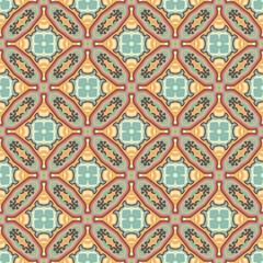 seamless pattern: detailed persian carpet, Oriental carpet seamless pattern