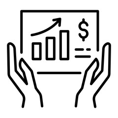 website traffic stats concept vector icon design, Cloud computing and Internet hosting services Symbol on White background 