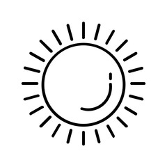 Simple vector icon for Summer vacation
