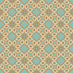 seamless pattern: detailed persian carpet, Oriental carpet seamless pattern