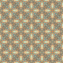 seamless pattern: detailed persian carpet, Oriental carpet seamless pattern