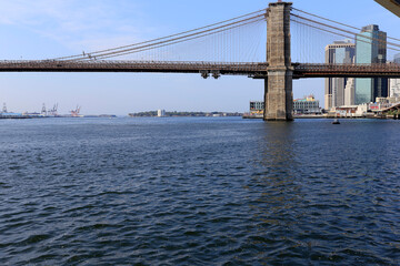 Brooklyn-Bridge, Manhattan, New York City, New York, USA