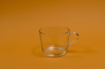 Cup with tea on the table