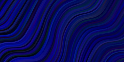 Dark BLUE vector layout with curves.