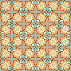 seamless pattern: detailed persian carpet, Oriental carpet seamless pattern