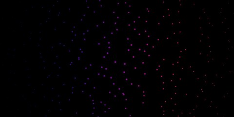 Dark Purple, Pink vector texture with beautiful stars.