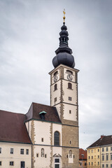 Fototapeta na wymiar Baroque cathedral, Sankt Polten, Austria