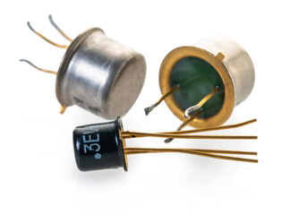 radio component diode closeup