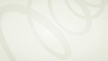 light abstract background. white three-dimensional spiral. 3d render illustration