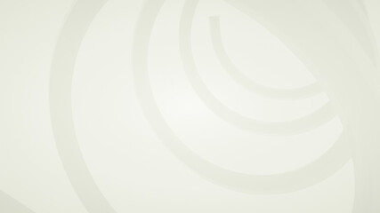 light abstract background. white three-dimensional spiral. 3d render illustration
