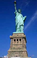 Fototapeta na wymiar New York, Liberty Island, Statue of Liberty, New York, USA