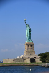 Fototapeta na wymiar New York, Liberty Island, Statue of Liberty, New York, USA