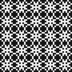 Fototapeta premium Abstract Cross Pattern Dots Logo generative computational art illustration