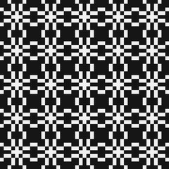 Fototapeta premium Abstract Cross Pattern Dots Logo generative computational art illustration