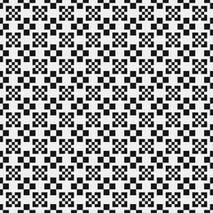 Abstract Cross Pattern Dots Logo generative computational art illustration