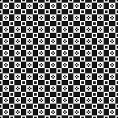 Fototapeta premium Abstract Cross Pattern Dots Logo generative computational art illustration