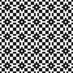 Fototapeta premium Abstract Cross Pattern Dots Logo generative computational art illustration