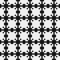 Abstract Cross Pattern Dots Logo generative computational art illustration