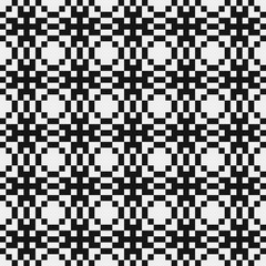 Fototapeta premium Abstract Cross Pattern Dots Logo generative computational art illustration