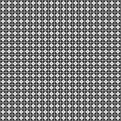 Abstract Cross Pattern Dots Logo generative computational art illustration