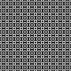 Fototapeta premium Abstract Cross Pattern Dots Logo generative computational art illustration