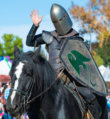 knight on horseback