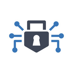Obraz premium Network security icon