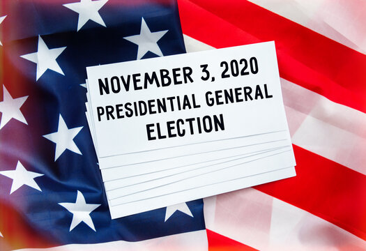 vote Political event concept, 2020 United States of American Presidential Election in November 3.